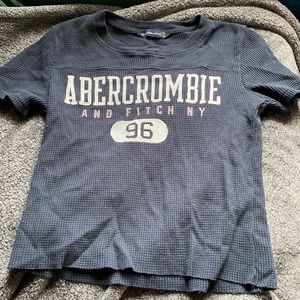 Blue knitted Abercrombie shirt